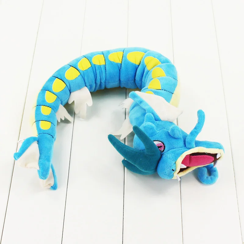 60 см аниме голубой дракон Gyarados плюшевая игрушка-животное мультяшная плюшевая кукла мягкая кукла детские подарки