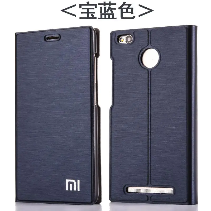 Новое поступление для Xiaomi Redmi 3/3 S/3X, роскошный тонкий стильный кожаный чехол-книжка для Xiaomi Redmi 3s Redmi 3x Redmi 3, чехол-сумка - Цвет: Blue for RM3X