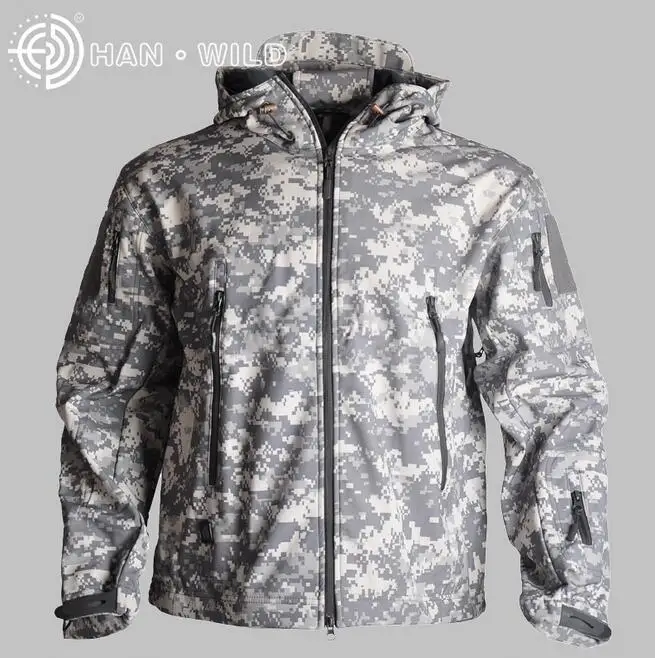 jacket12 Мужская Флисовая Куртка TAD V4.0, водонепроницаемая армейская куртка, верхняя одежда, худи для охоты, кемпинга - Цвет: jacket12