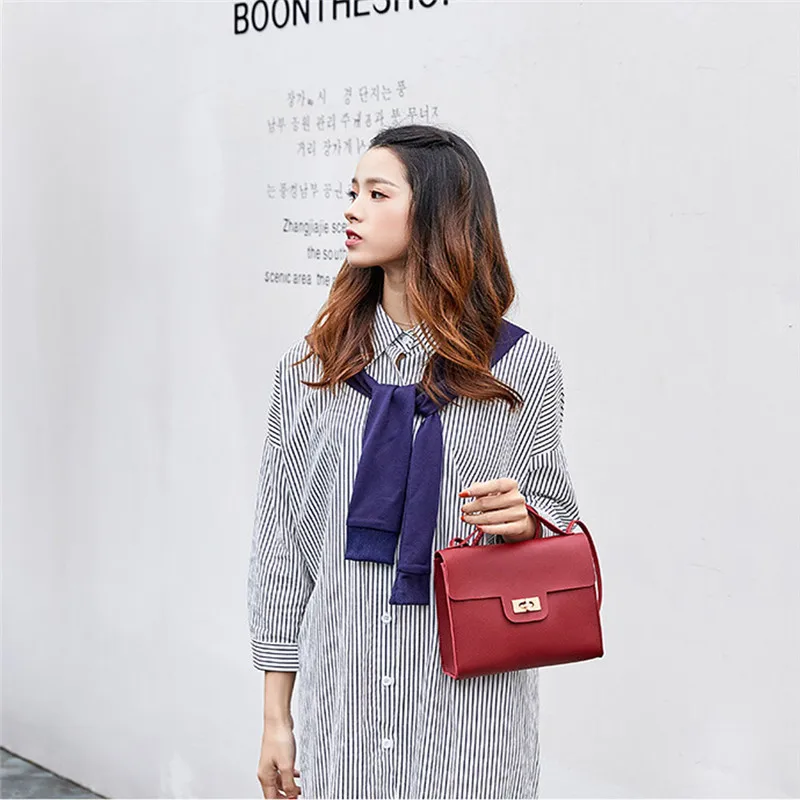 NOENNAME_NULL женская маленькая сумка из искусственной кожи мессенджер через плечо