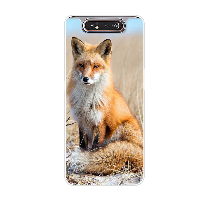 25 Для samsung A80 чехол с животным Мягкий ТПУ Прозрачный бампер чехол для samsung Galaxy A80 Силиконовая задняя крышка для телефона Capas A 80 A805 A805F - Цвет: 25