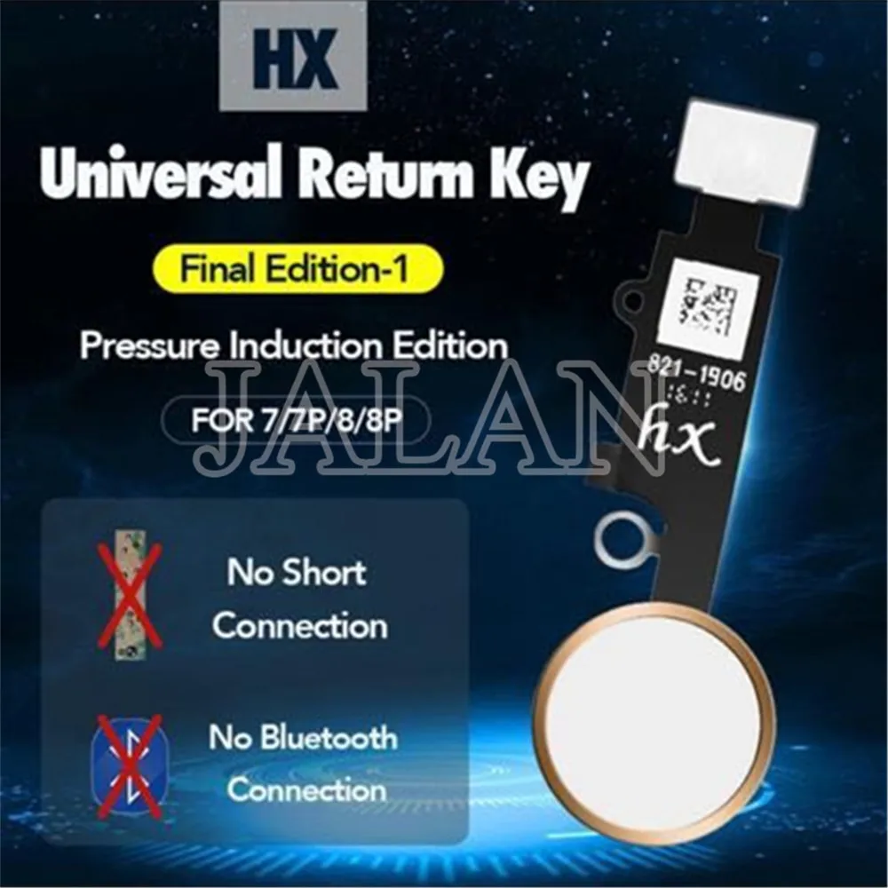 YF HX JC Final универсальная кнопка «домой» для телефона 7/7 plus/8/8 plus ключ возврата отпечатков пальцев Нет bluetooth короткий гибкий сенсорный ID