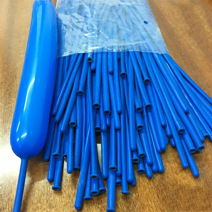 C14 Blue Strip 5 шт. 260Q длинный Волшебный латексный воздушный шарик белый черный поплавок воздушные шары надувные свадебные шары для дня рождения украшения воздушные игрушки - Цвет: C14 Blue Strip