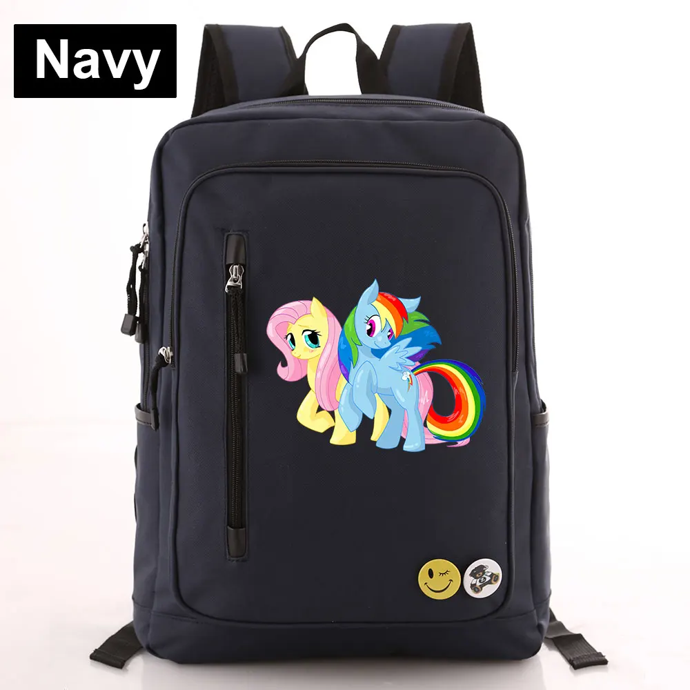 My Little Pony Rainbow Dash Pinkie Pie школьная сумка для мальчиков и девочек женская на молнии