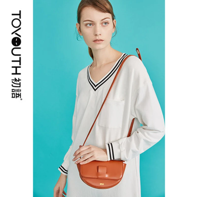 Toyouth V Neck Striped Autumn Women Long Dresses Contrast Color H Line Embroidery Female Dress One Piece Vestidos Mujer|Женские платья|