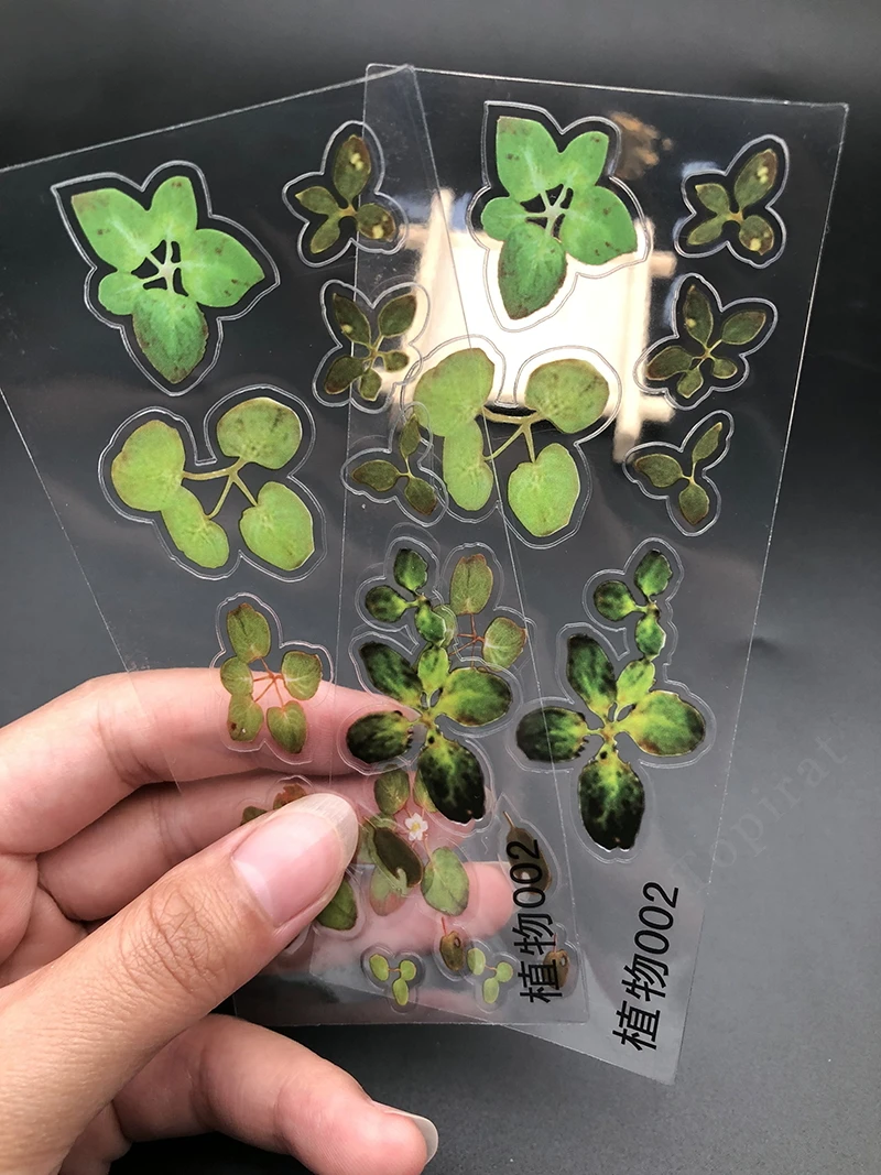 2 шт. имитации листьев Duckweed наклейки смола живопись DIY ремесла для картина ручной