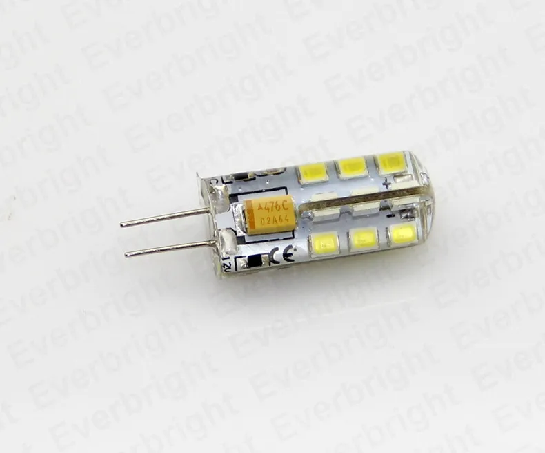 10 шт./лот Светодиодная лампа G4 SMD 2835 24 светодиода 5 Вт/AC 3 Вт/DC светодиодные лампы