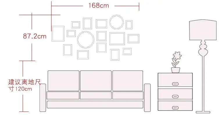 Европейские 16 шт./компл. деревянные рамки для картин детская фоторамка стен рамка