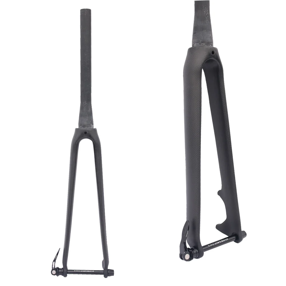 FCFB вилка для дорожного велосипеда из углеродного волокна 700 c жесткая коническая