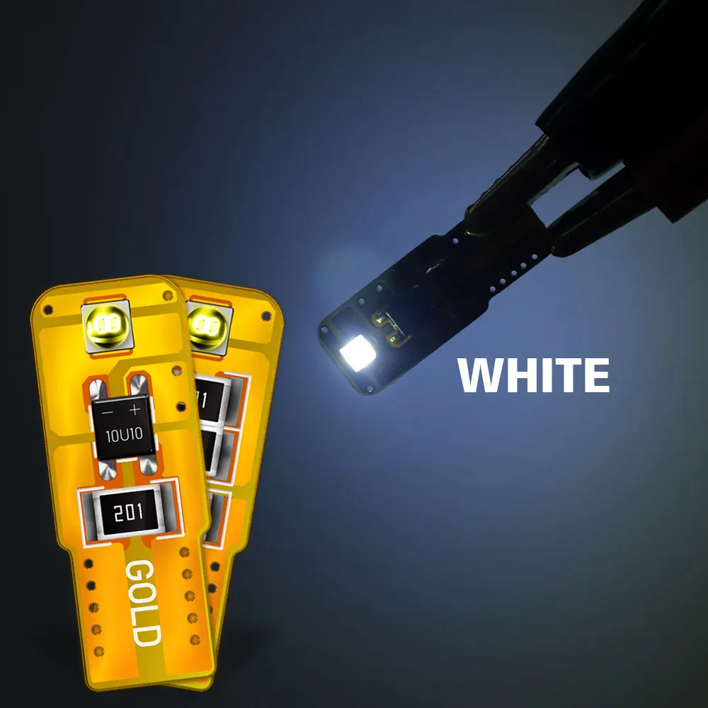 2 шт. Новый T10 W5W 194 2825 168 высокое качество чип светодиодные фонари габаритный