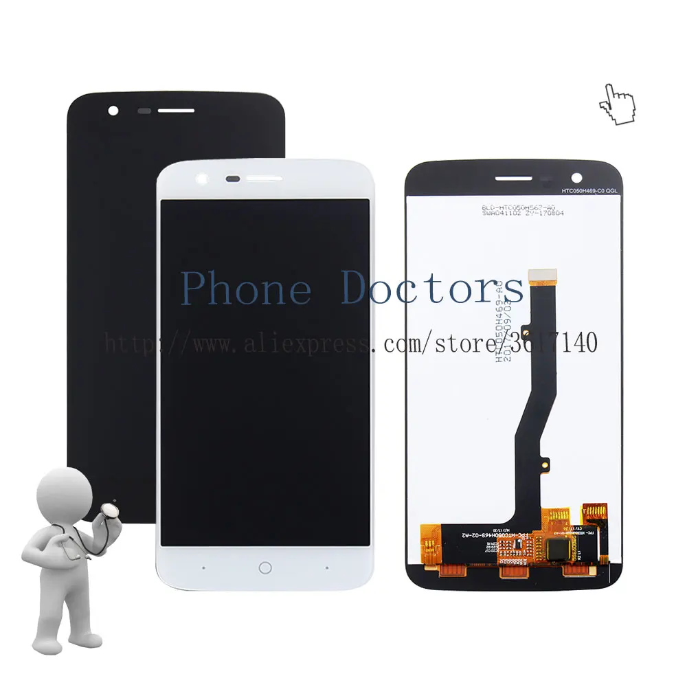 5 0 ''Полный ЖК дисплей + кодирующий преобразователь сенсорного экрана в сборе