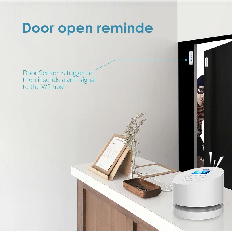 KERUI W2 RFID Мини PIR датчики движения двери приложение дистанционное управление