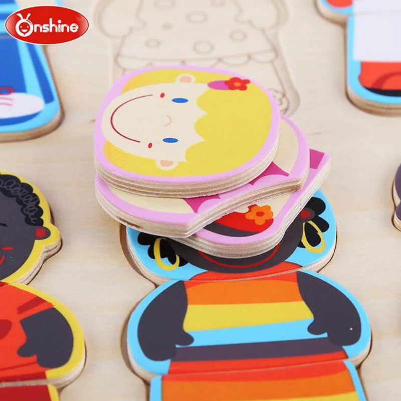 Onshine гоночный пазл с распознаванием персонажей Игрушки для раннего развития