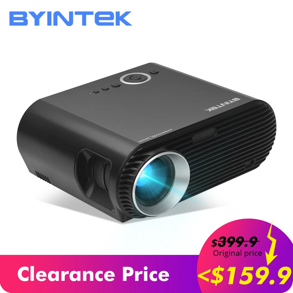 159 99 $ распродажа BYINTEK бренд BL127 Кино игра full HD ЖК светодиодный видеопроектор GP100 F40 |