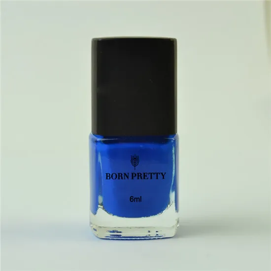 BORN PRETTY 1 бутылка 6 мл тиснение лак для ногтей пластины для печати лак для ногтей украшения 25 цветов - Цвет: Color 7