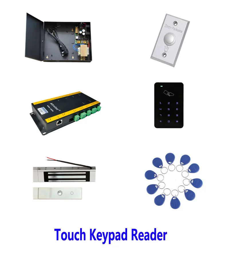 Hi end 32 битный комплект контроля доступа TCP/ip one door + power 180 кг магнитный замок ID
