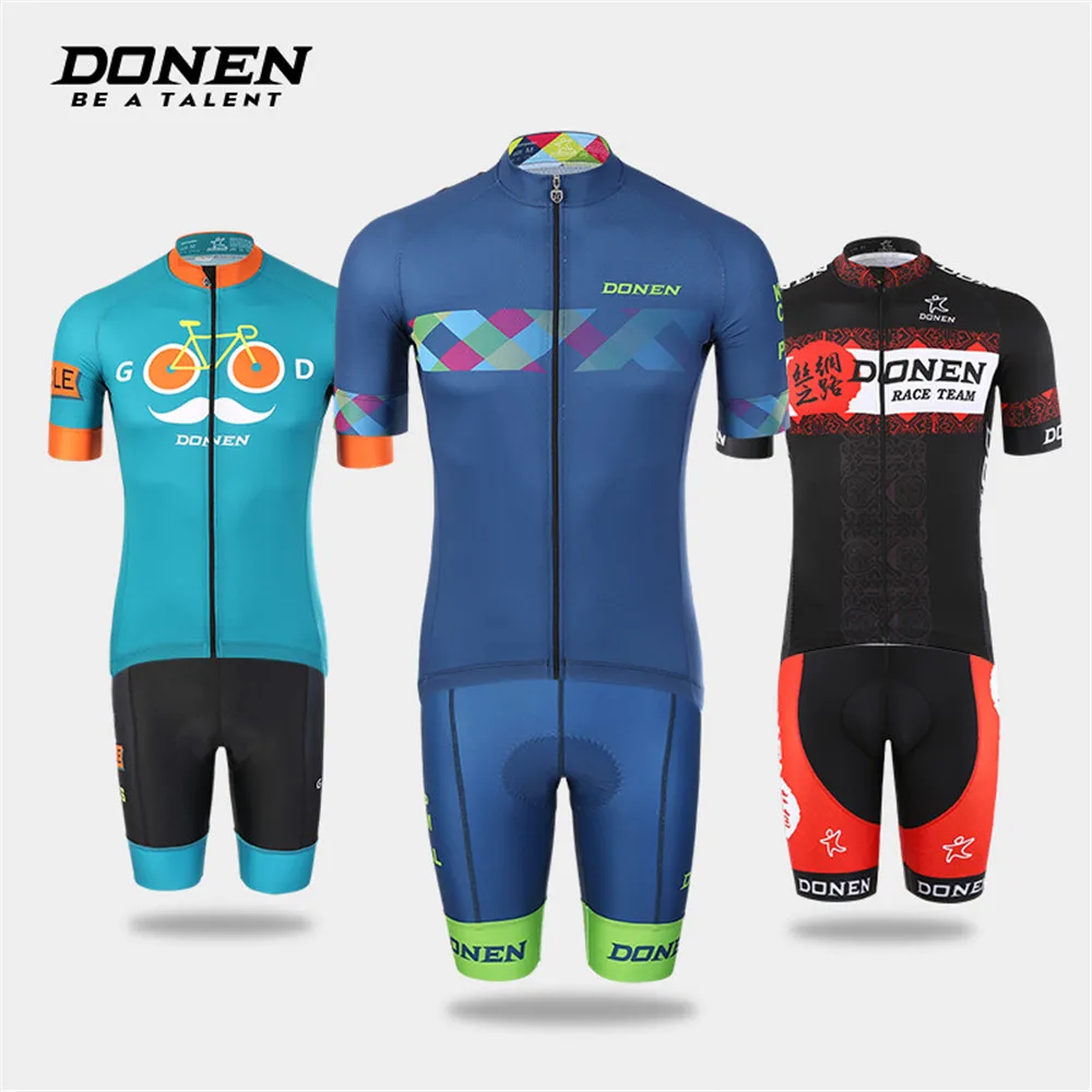 DONEN одежда для горного велосипеда Pro Лето Велоспорт Джерси набор MTB велосипедная одежда Maillot Ropa Ciclismo для мужчин Велоспорт Набор