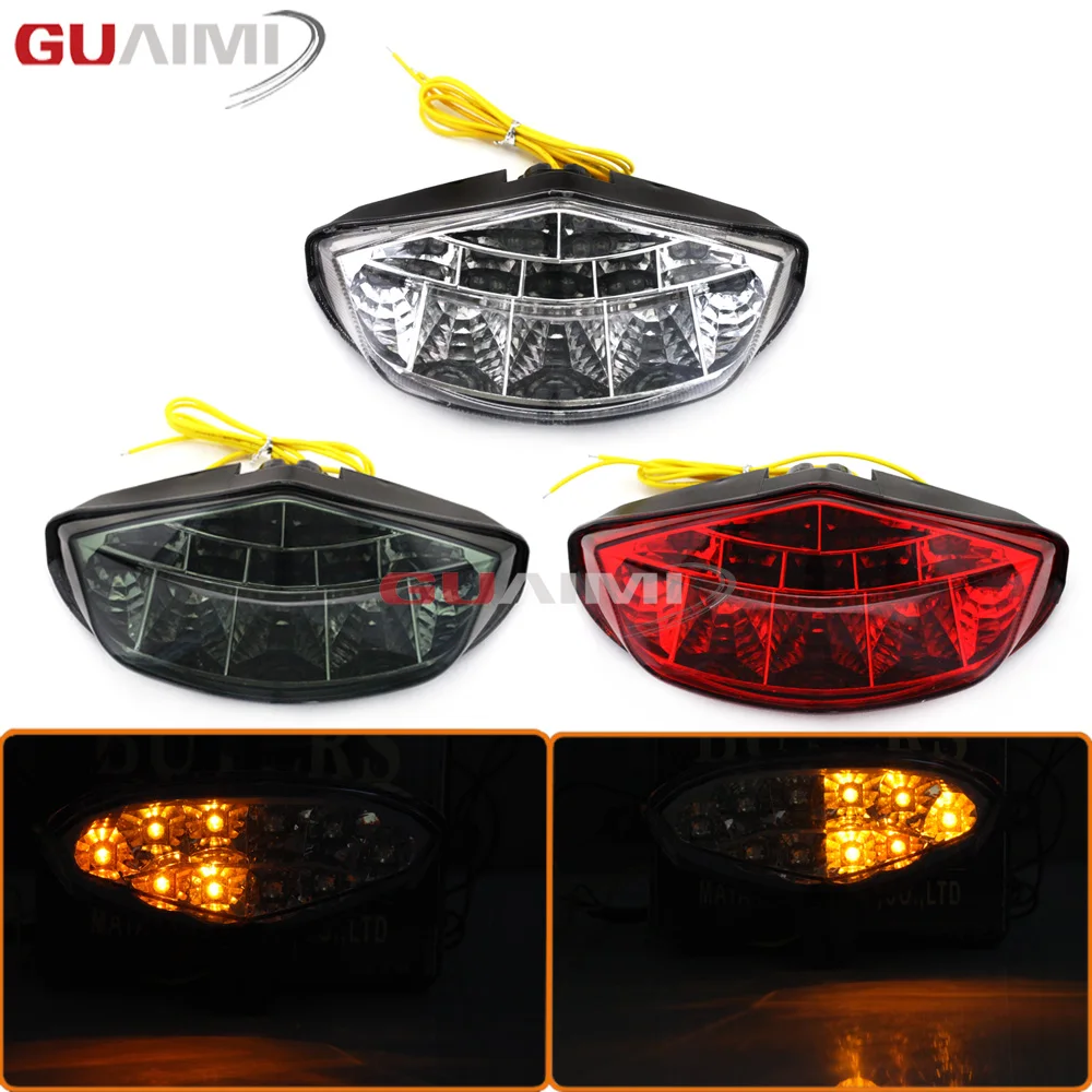 Motorcycle LED Bulb Tail Light Assembly Moto Brake Turn Signal Flasher Accessories For DUCATI Monster 659 696 795 796 1100 / S