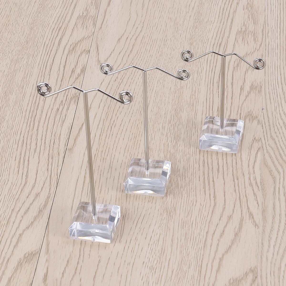 3 шт прозрачный кристалл акриловые металлические серьги держатель Органайзер