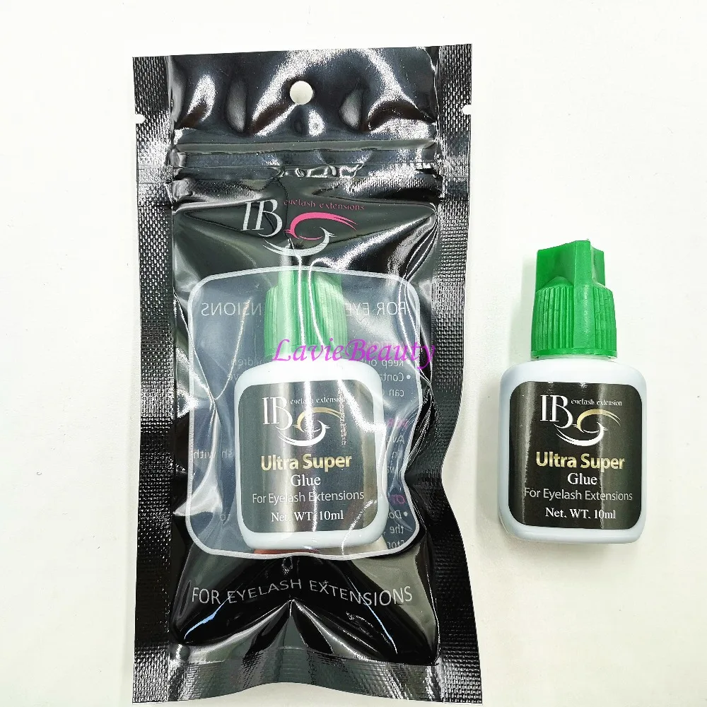 i-beauty 5 сворачиваемая Спортивная бутылка(не содержит бис-Лот IB ультра супер клей индивидуальный быстросохнущий клей для ресниц Зеленая кнопка 10 мл/бутылка