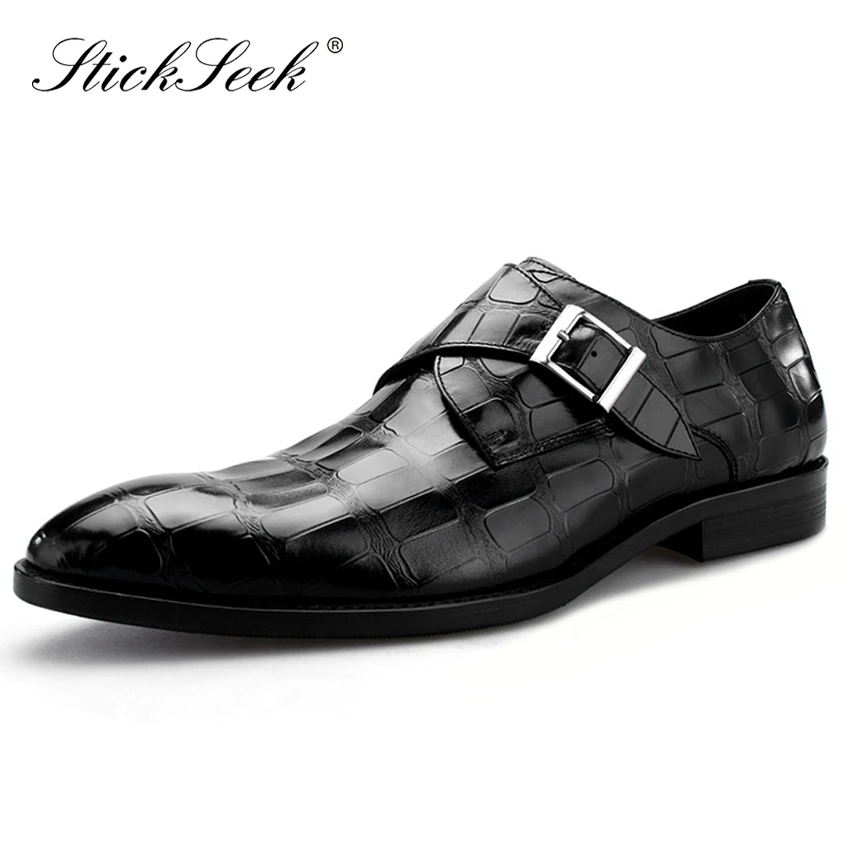 Итальянская натуральная кожа торжественное платье человек Monk Strap Oxford Роскошные туфли острый носок ручной работы Для мужчин; Свадебная вечеринка обувь SK115