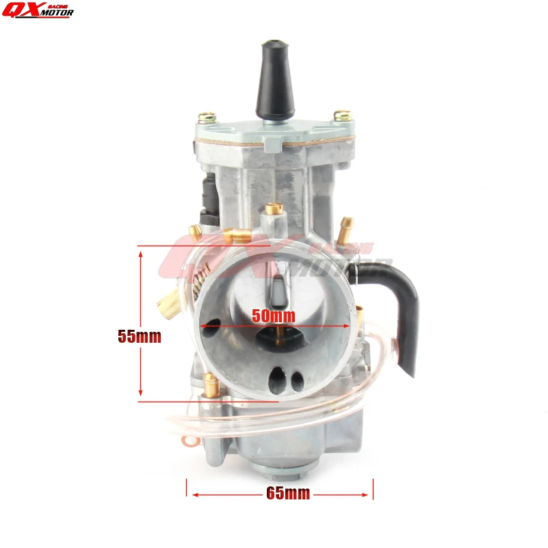 PWK 34 Carb мм гоночный плоский боковой Карбюратор с Впускной загрузкой для 2T/ 4T Gy6