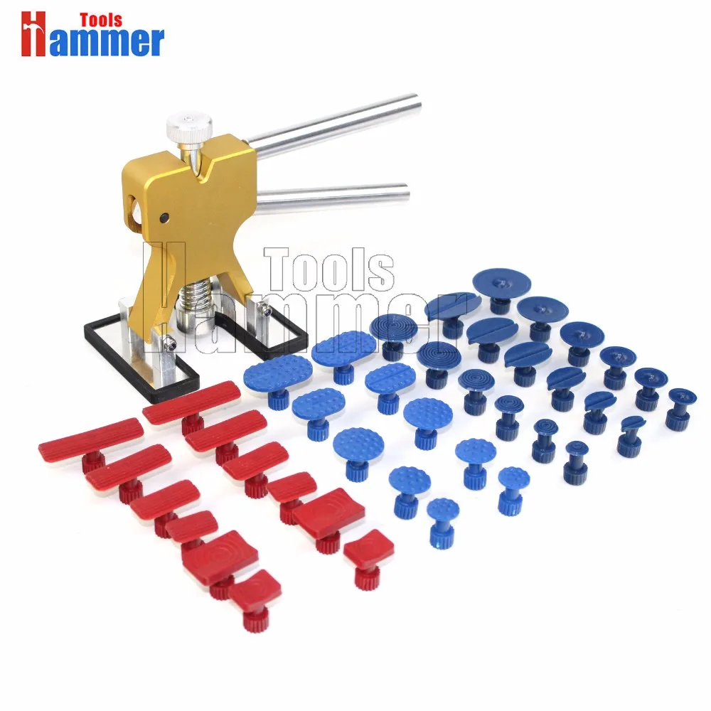 Подъемник вмятин без покраски ремонт с 40 клеевыми вкладышами молоток