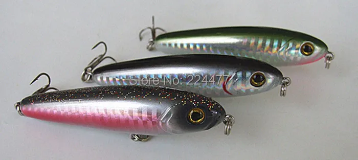 

7.5cm 29g Fishing Lure Variable Sinking Lure Minnow Bait Hard bait Fishing tackle China Hook Spinner Reel Throwing Bait