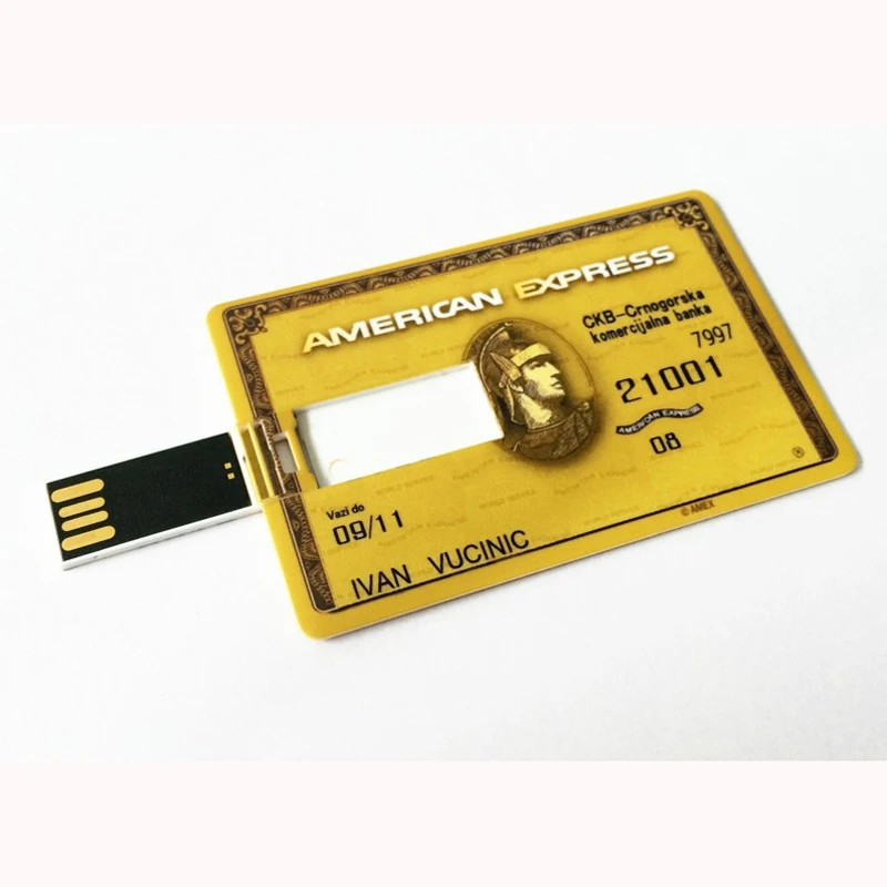 50PCS/LOT Credit Card USB Flash Drive 8GB 16GB 32GB 2.0 Stick Business Pendrive Free Logo Printing for Promotional | Компьютеры и офис