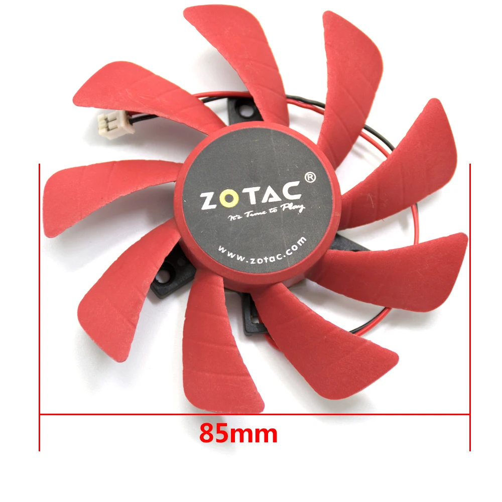 85 мм T129215SH 2PIN GTX 1050 Мини кулер вентилятор Замена для ZOTAC GeForce GTX 1050 MINI 2GB GeForce GTX 1050 Ti Mini 4GB карты