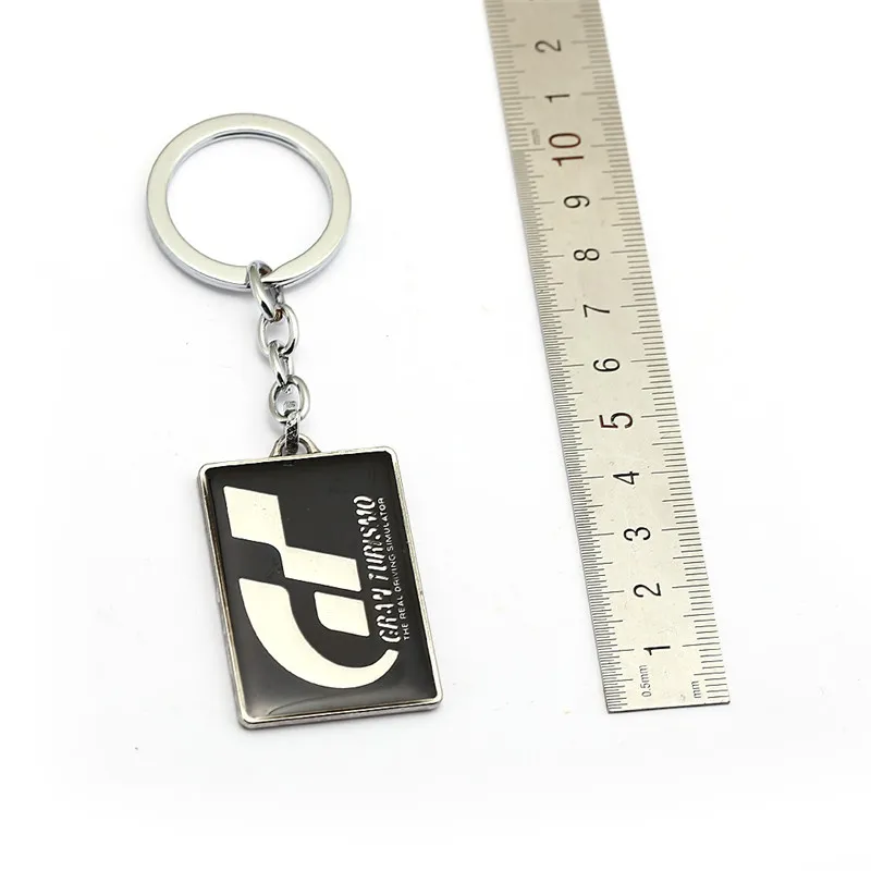 

Hot Game Gran Turismo GT Keychain Racing Logo Pendant Metal Key Ring Holder Men Car Women Bag Key Chain Chaveiro Jewelry