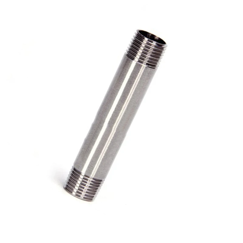 1/4 &quot3/8&quot 1/2 &quot3/4&quot 1 &quotBSP Мужская резьба Длинный ниппель 304 фитинги из