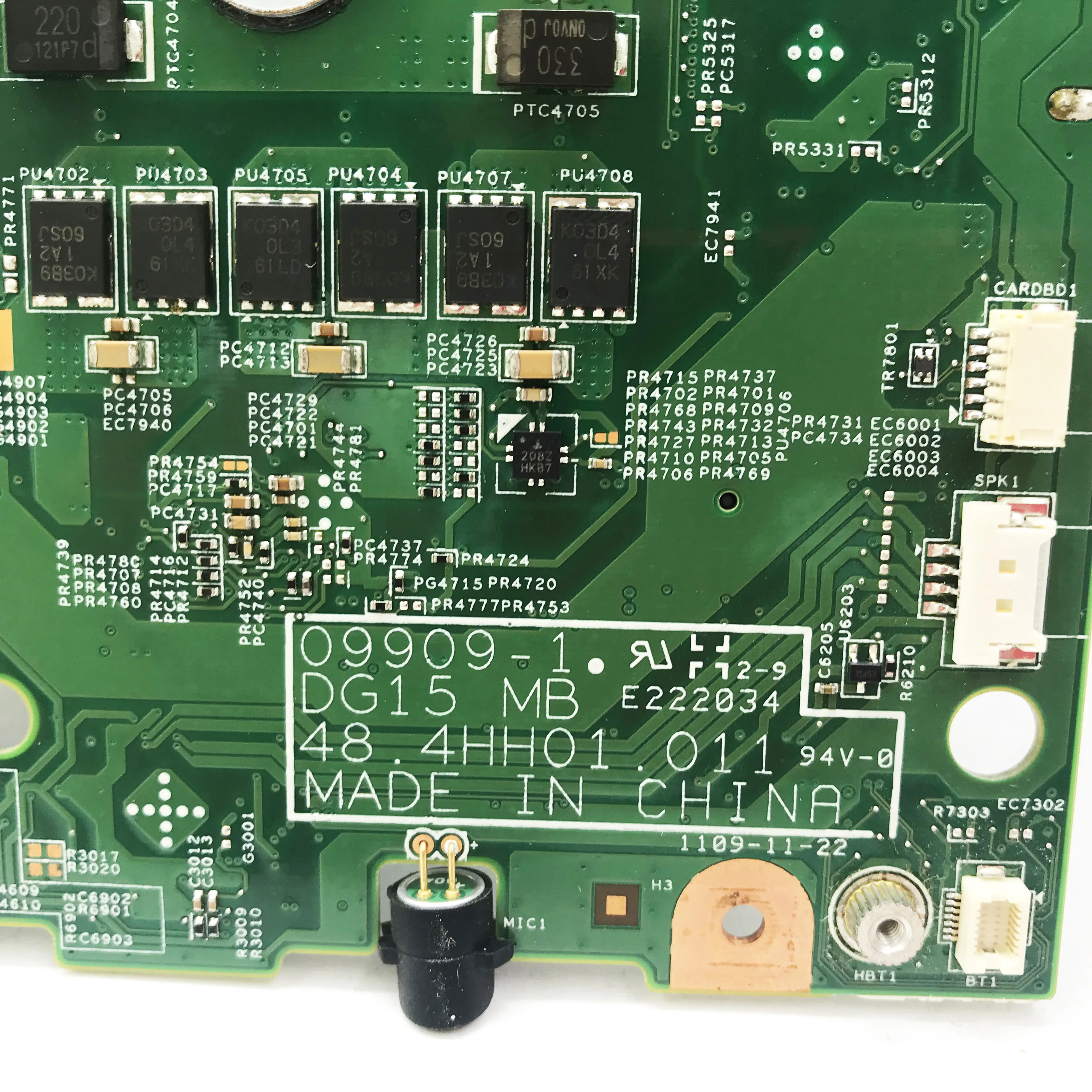 KEFU 09909 1 Материнская плата для DELL inspiron N5010 материнская CN 0VX53T 052F31 48.4HH01.011 HM57 GPU