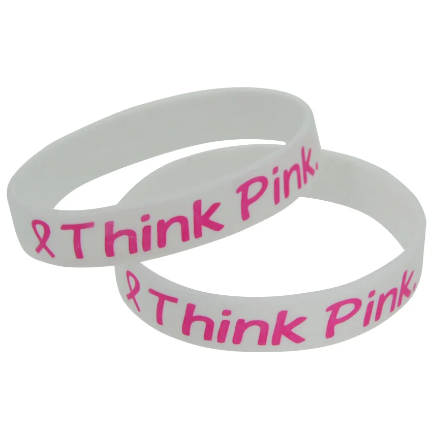 Браслет браслет Think Pink с розовой лентой|wristband bracelet|c braceletbracelet c |