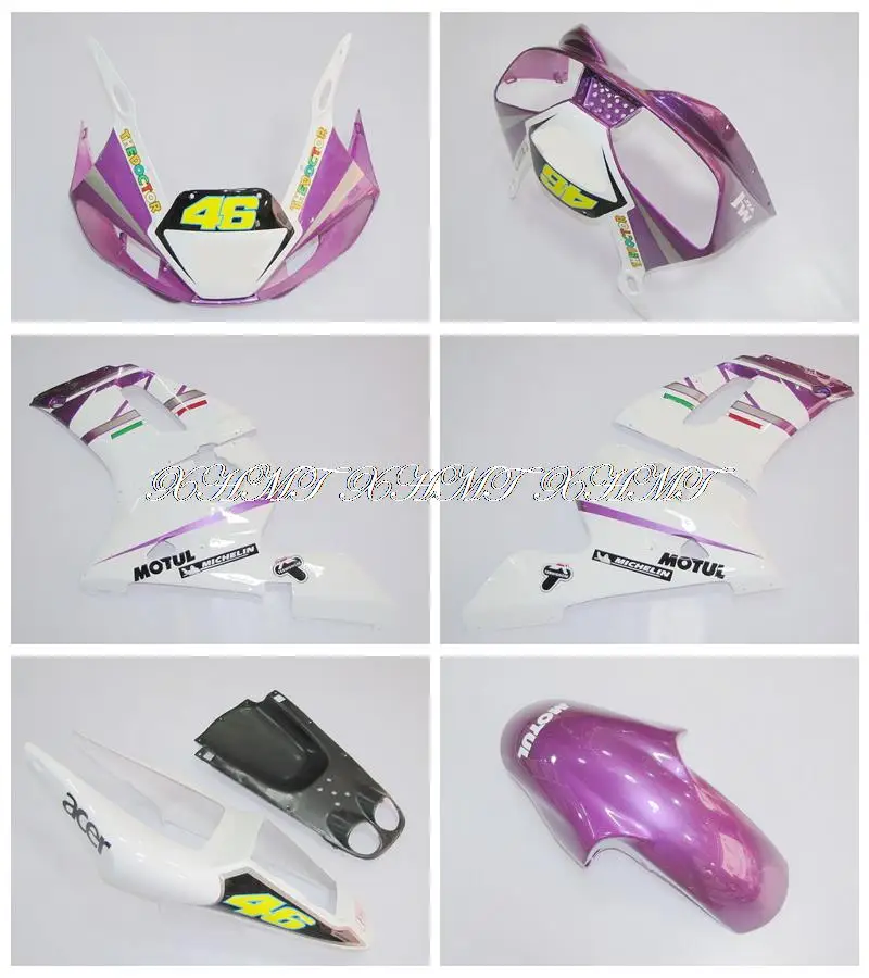 98 02 YZF R6 01 Обтекатели YZF600 00 компрессионного формования Обтекателя Комплекты