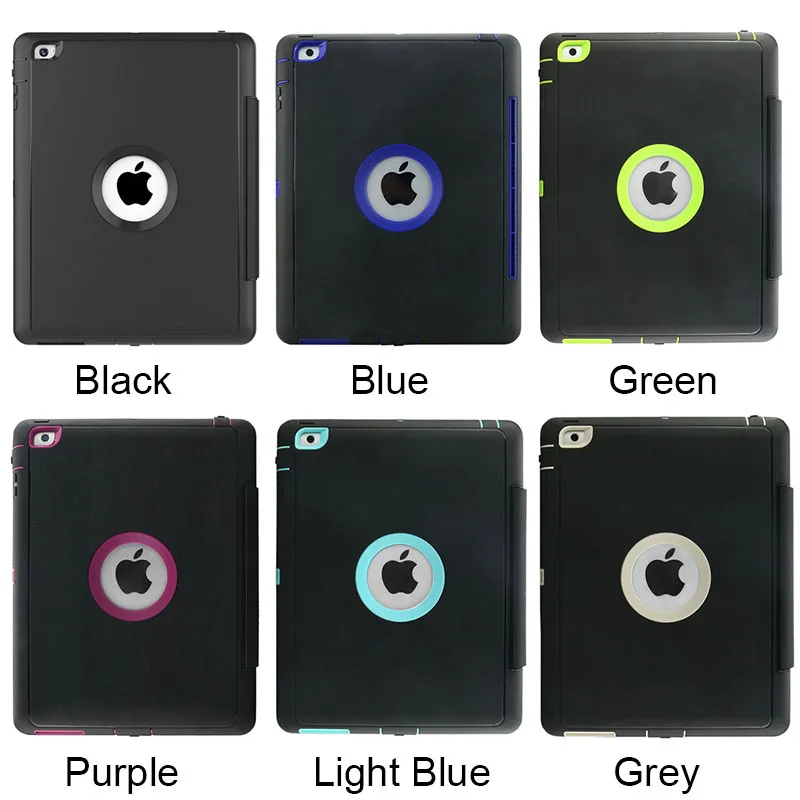 360 полный защитный чехол для Apple iPad 2 iPad 3 iPad 4 дети Безопасный противоударный сверхпрочный Твердый чехол из ТПУ Подставка для iPad 234