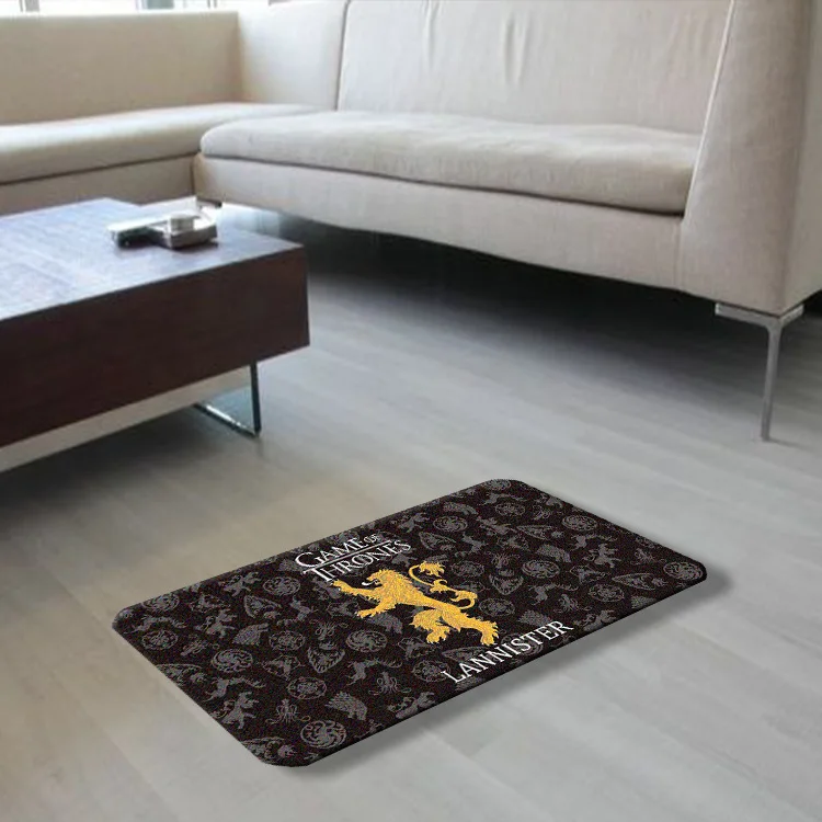 Style 3 60x41 см аниме Игра престолов дверной коврик дверной проем нескользящий ковер кровать гостиная домашняя кухня открытый стол напольный коврик - Цвет: Style 3