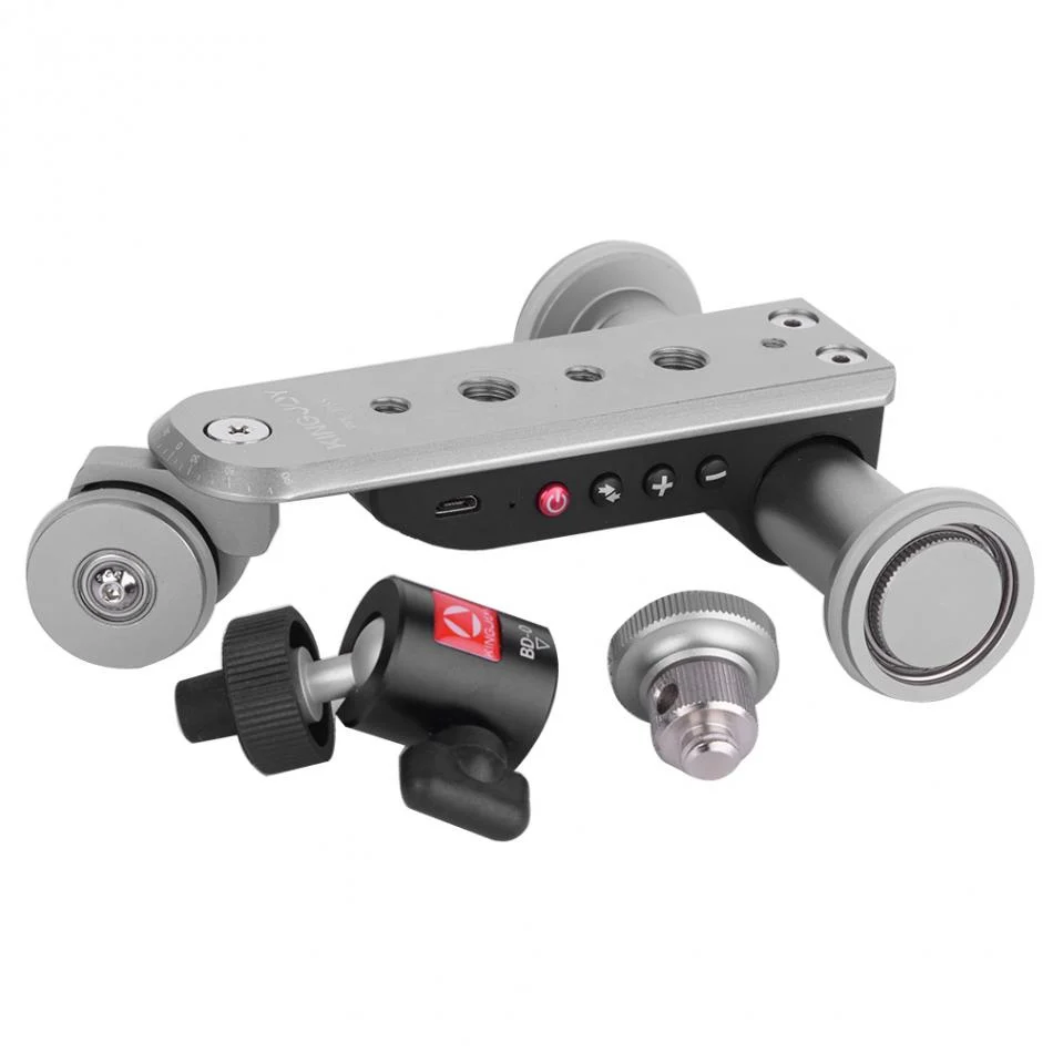 Electric Track Slider Motor Dolly Truck Max Load 8KG Mini Aluminium Alloy Motorized 3-Wheel Car for Camera Camcorder DSLR | Электроника