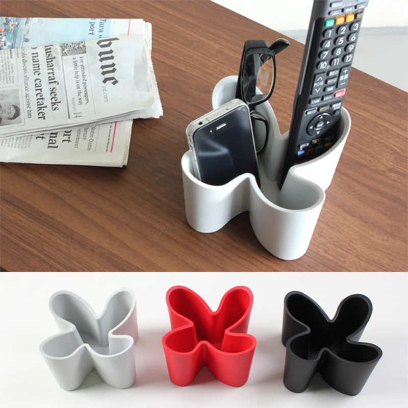 Держатель для пульта дистанционного управления, коробка для хранения креативного клевера, многофункциональная Европейская мода, настольный нож для телефона, ручка, органайзер для кофе
