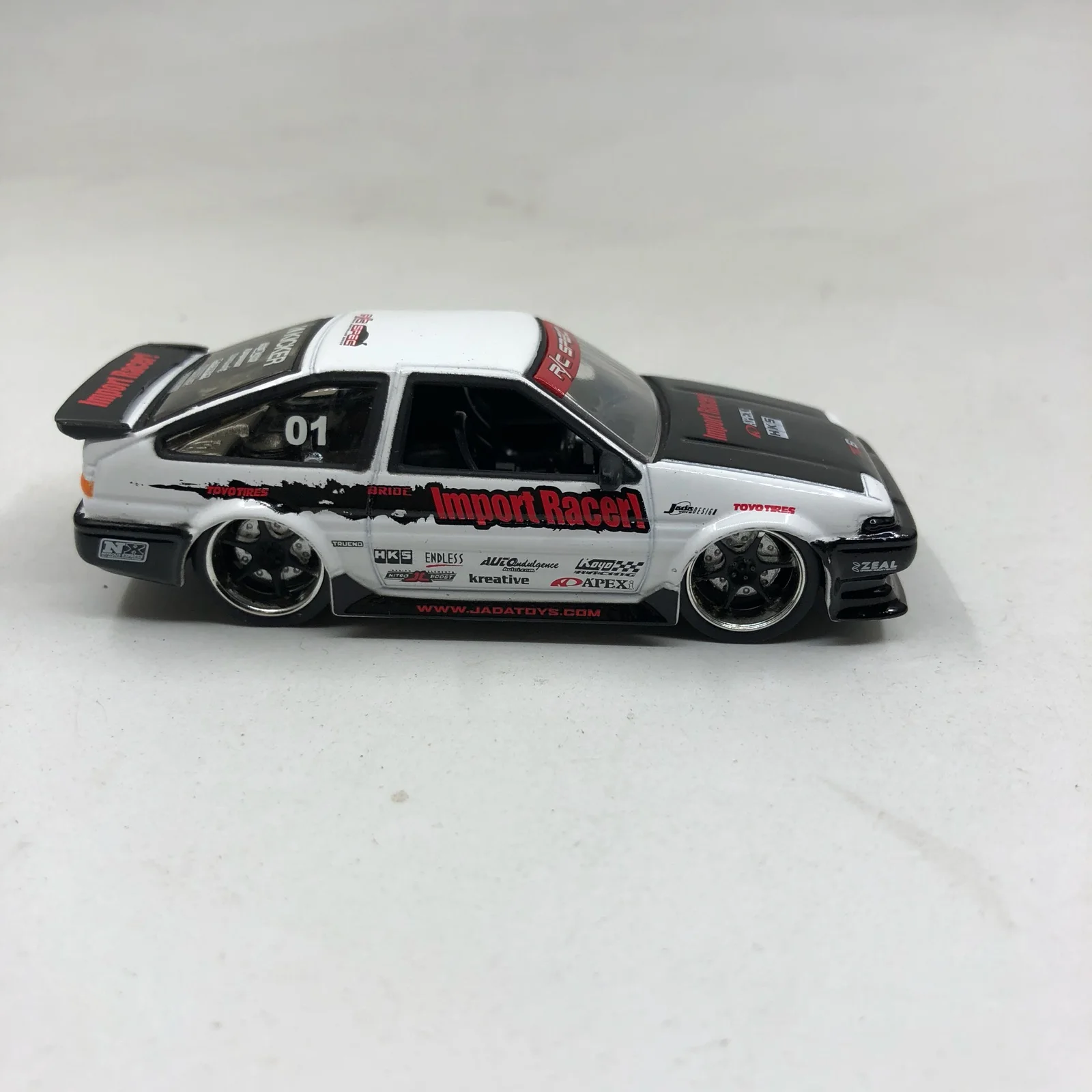 1: 64JADA лучшая Toyota AE86 гоночная настоящая Золотая Модель автомобиля