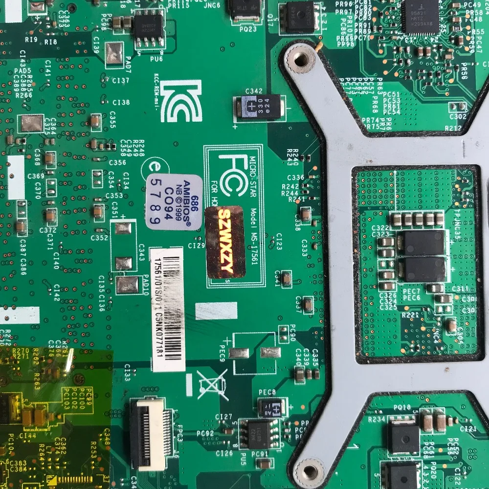 Reboto для MSI GE70 материнская плата для ноутбука MS-17561 DDR3 PGA 989 N13P-GT-A2 GT650M/2 GB протестированная Быстрая