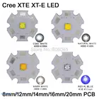 Светодиод-излучатель Cree XTE XT-E, 10x5 Вт, холодный белыйтеплый белыйнейтральный БелыйКоролевский синий на печатной плате 8 мм12 мм14 мм16 мм20 мм