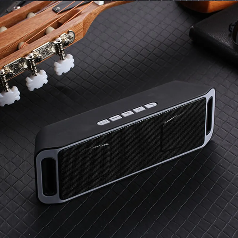 Портативный Bluetooth 5,1 динамик стерео сабвуфер колонки динамик s USB mp3 TF fm-радио Встроенный микрофон звукозаменитель SC208 радио бар