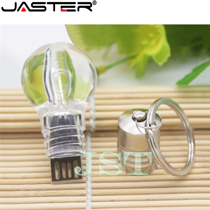 JASTER модные лидер продаж Творческий светодиодная цветная подсветка лампы USB флэш накопитель 2,0 4 ГБ 8 16 32 Внешняя память stick