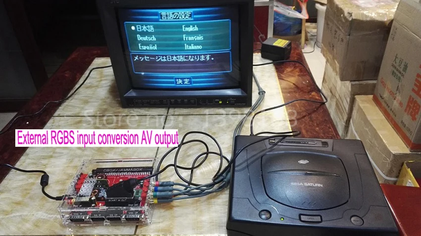 Плата преобразователя JAMMA CBOX высокой мощности на Saturn DB15P джойстик SNK SS геймпад с