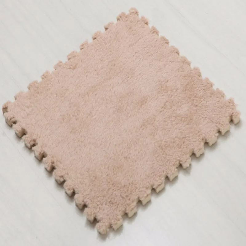 1 шт. мягкий блокирующий пенный Напольный пазл игровой коврик замшевая Подкладка