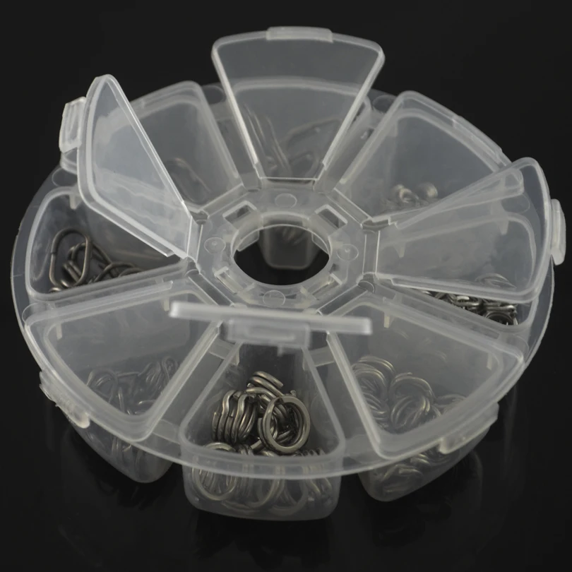 240 шт. рыболовные Вертлюги Из Нержавеющей Стали с коробкой | Спорт и развлечения