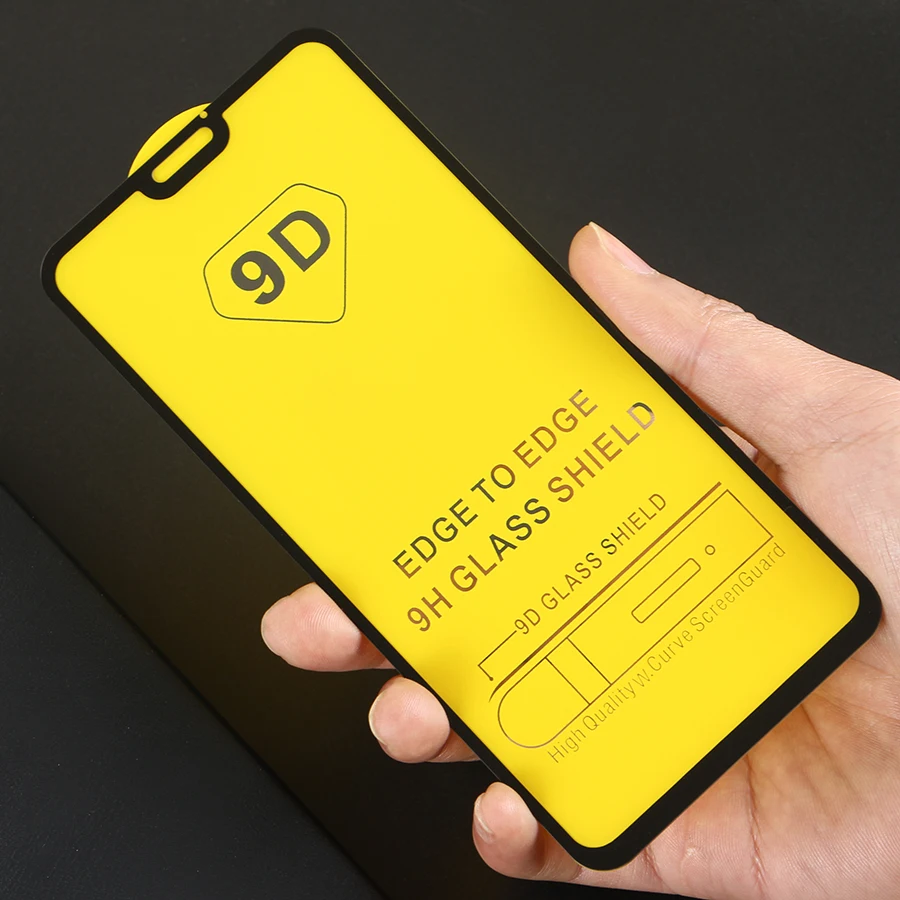 9D полностью наклеиваемая поверхность закаленное Стекло для huawei Nova 3 3i 4 Y7 Y9 с