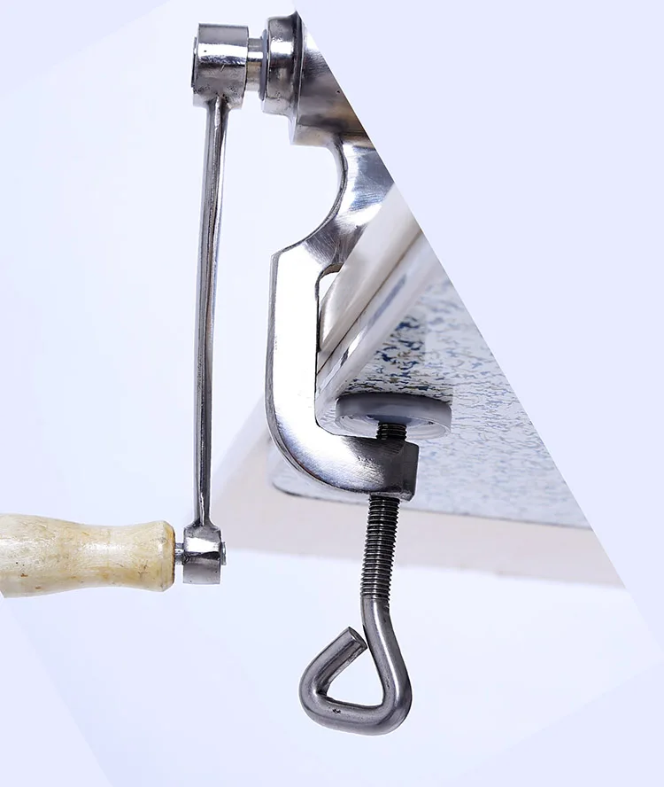 Ручная мясорубка № 8 из нержавеющей стали наполнитель для сосисок машина