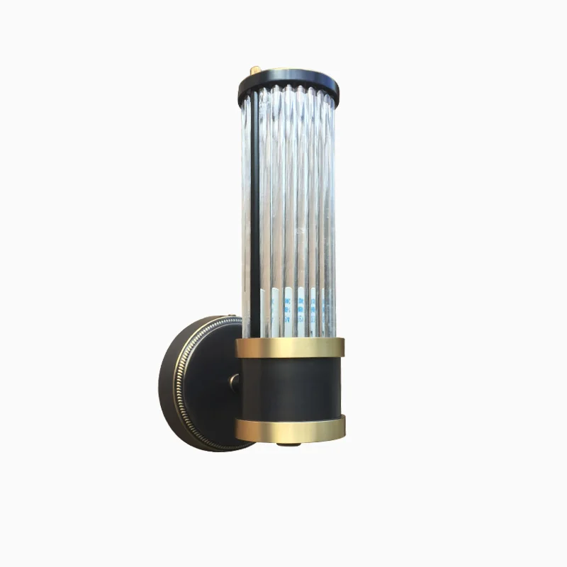 Настенные светильники светодиодные для ванной комнаты медная отделка